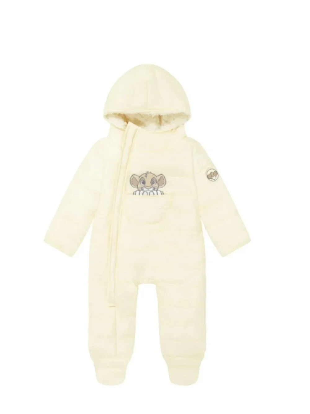 Lion King Baby Hooded Pram Suit Snowsuit (0-3 Months)